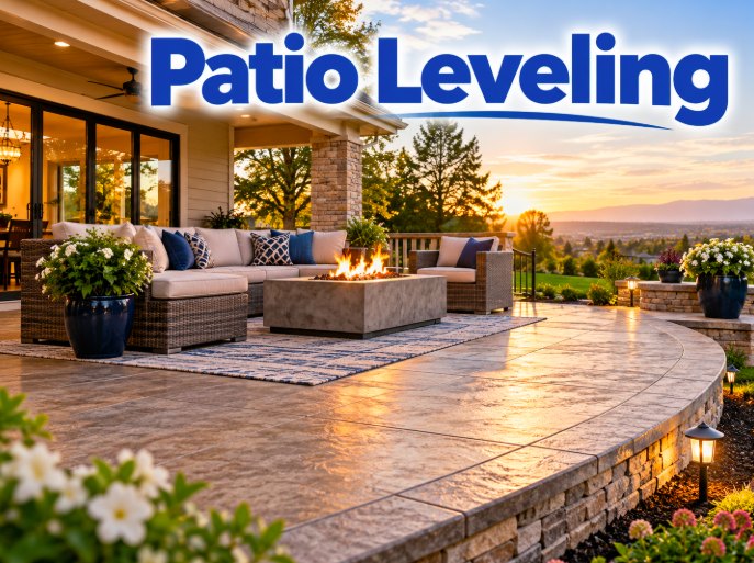 Patio Leveling process in Torrance