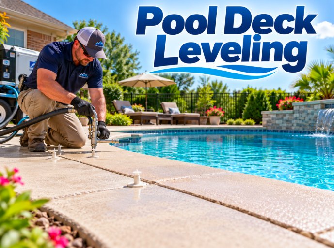 Pool Deck Leveling in Torrance, CA